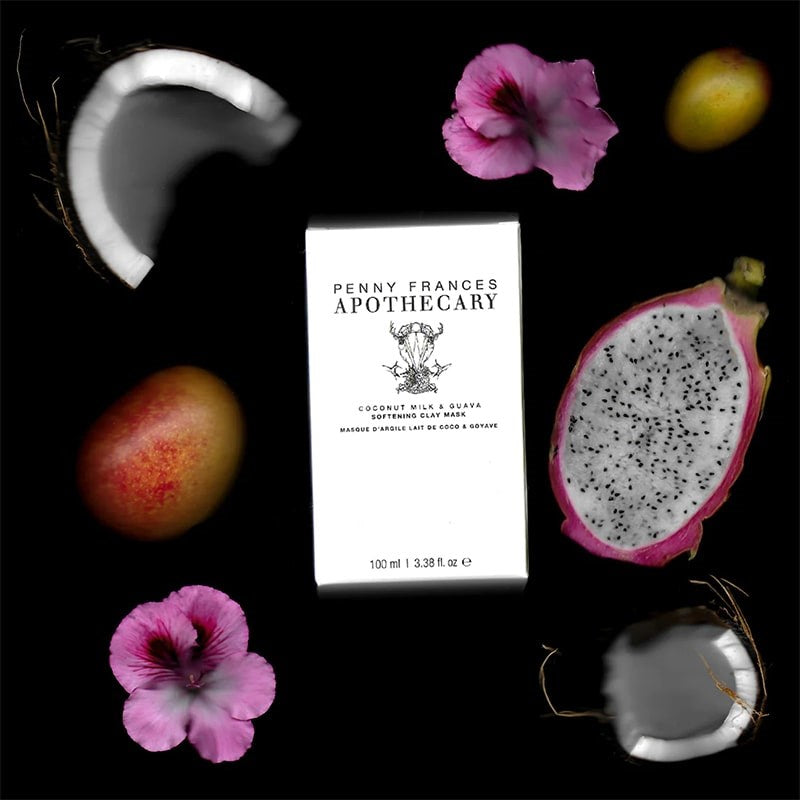Penny Frances Apothecary Coconut Milk &amp; Guava Softening Clay Mask - Beauty shot 