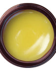 Motherlove Pregnant Belly Salve - Overhead shot of product with lid off