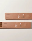 Looshi Vivacity Incense - two incense boxes side by side and one opened
