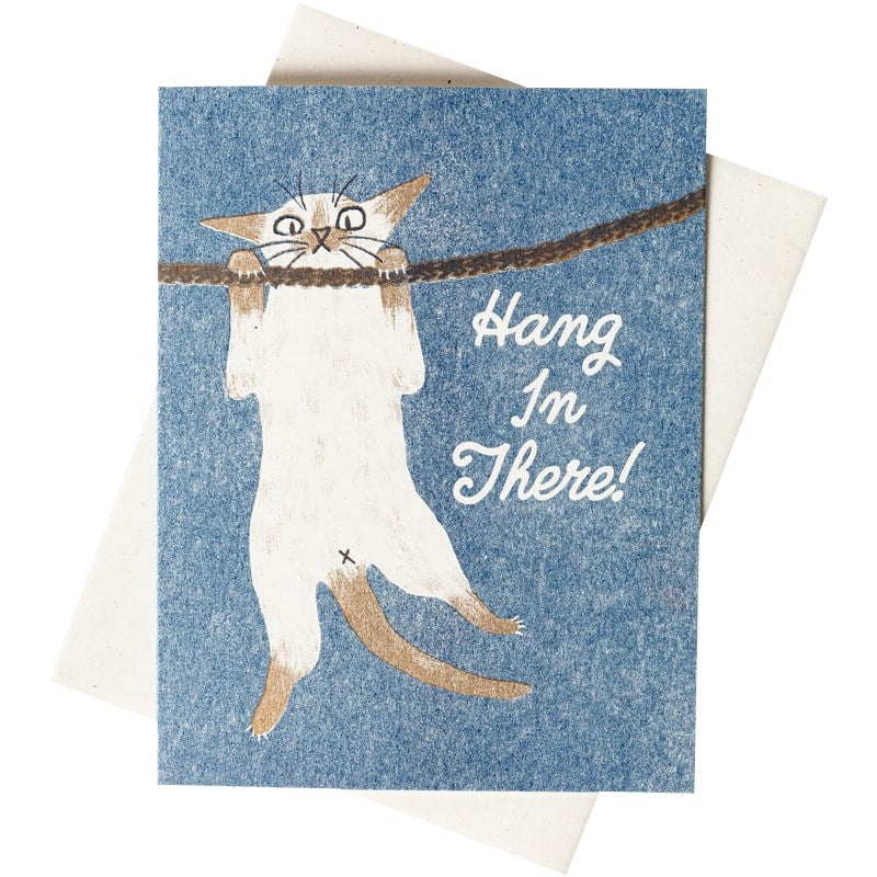 Bromstad Printing Co. Hang In There! Risograph Card (1 pc)