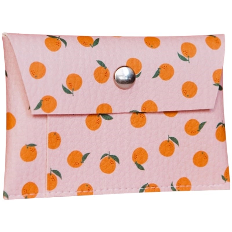 Ecke Naranjas Pink Card Holder