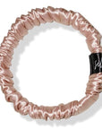 Silknlove Co. Neutral Skinny Silk Scrunchie Set - Pink scrunchie