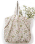 Linen Tales Botany Print Linen Bag (1 pc)