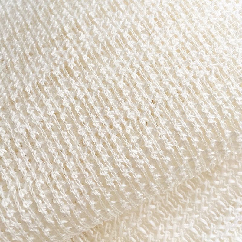 Chidoriya 100% Raw Silk Woven New Wash Cloth enlargement for detail